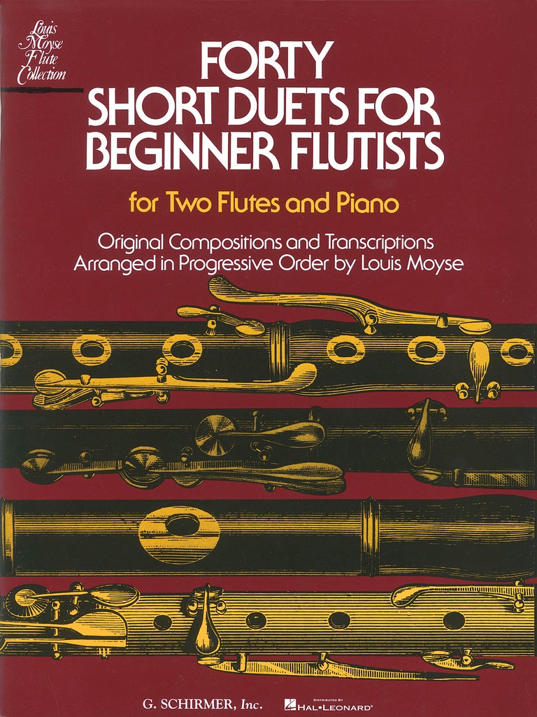 40 Short duets for beginner flutists