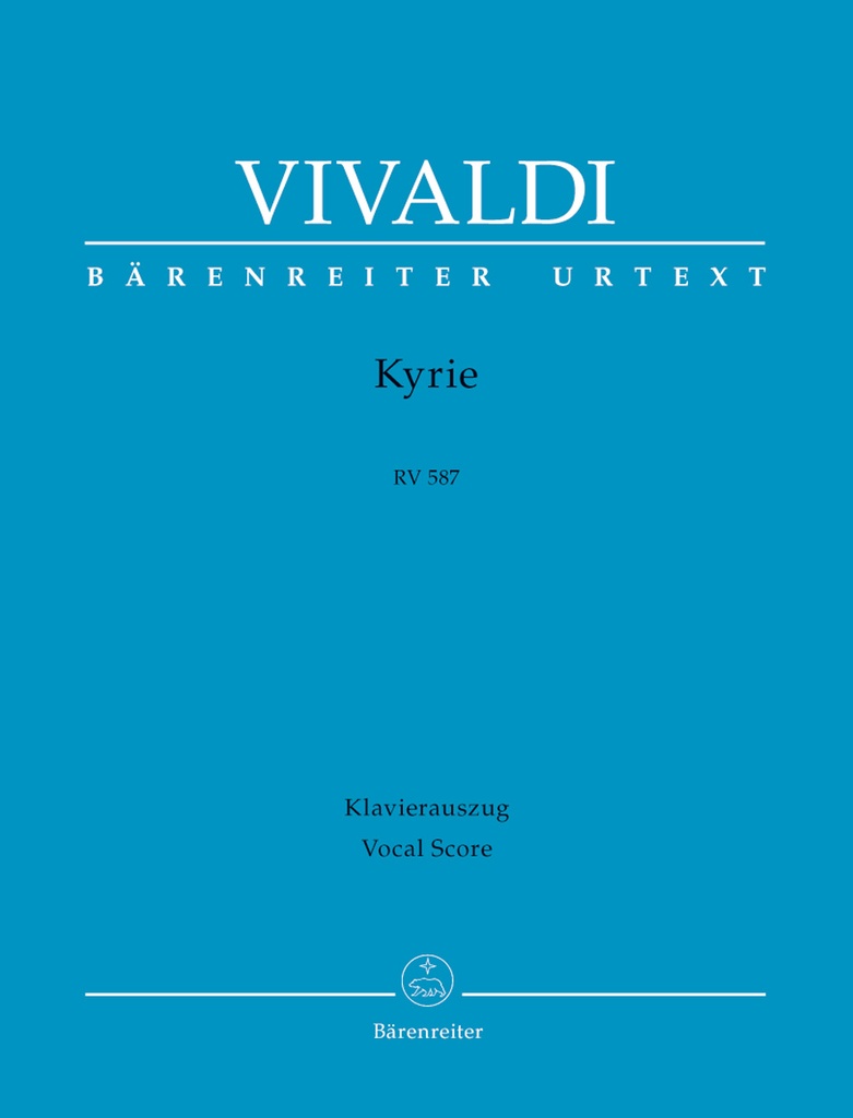 Kyrie, RV.587 (Vocal score)