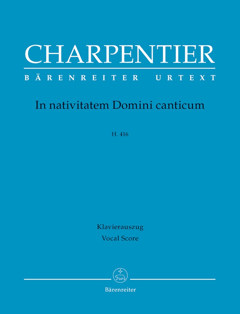 In nativitatem Domini canticum (Vocal Score)