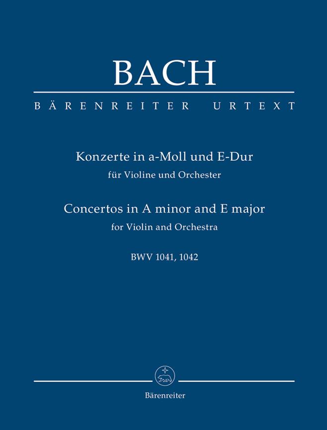 2 Violin concertos a minor, BWV.1041 and E major, BWV.1042