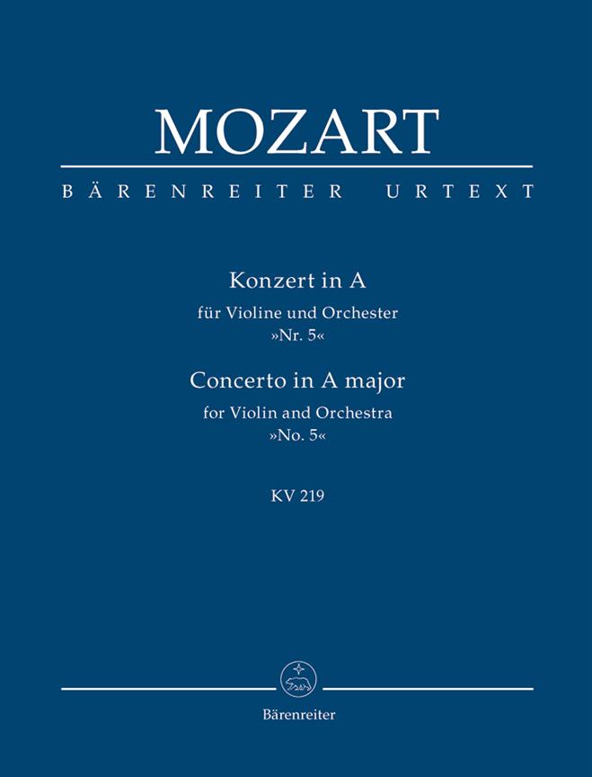 Concerto No.5 A major, KV.219 (Taschenpartitur)