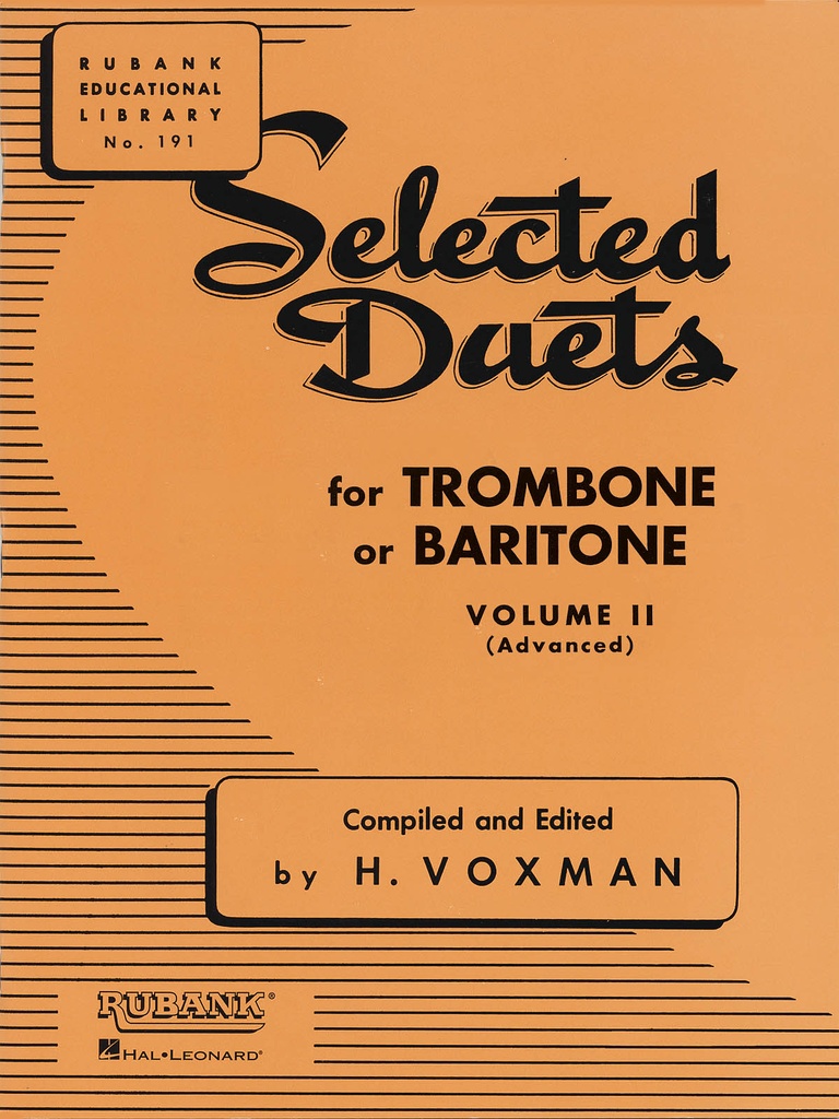 Selected Duets for Trombone or Baritone - Vol.2