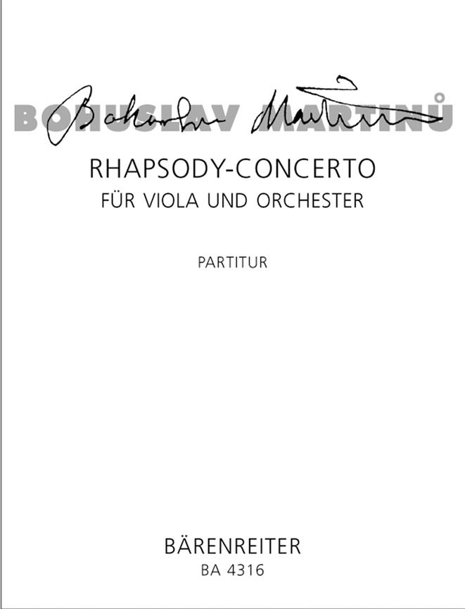 Rhapsody-Concerto (Full score)