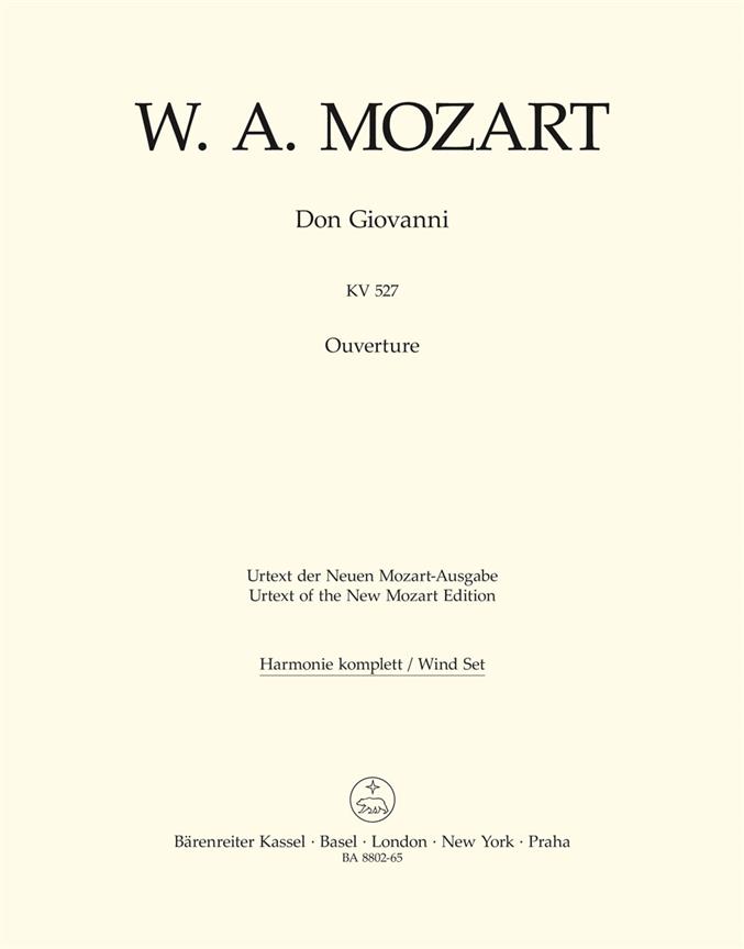 Ouvertüre zu Don Giovanni, KV.527 (Wind parts)