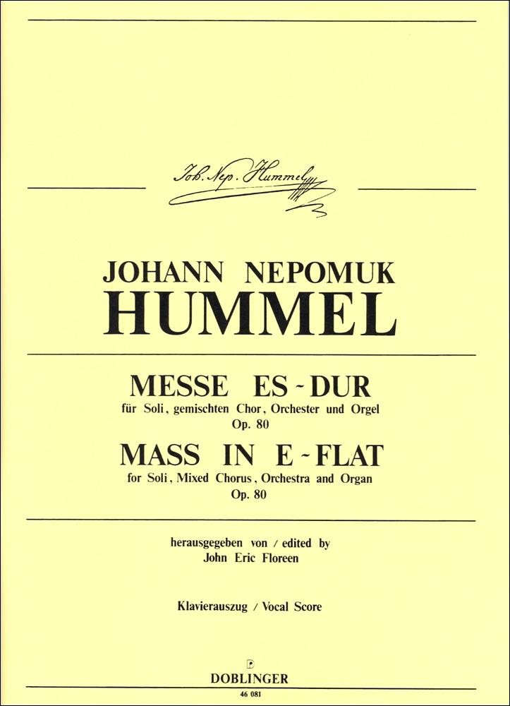 Messe Es-Dur, Op.80 (Vocal score)