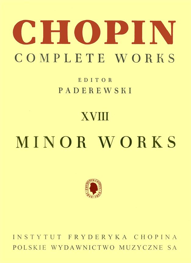 Complete Works XVIII - Minor Works