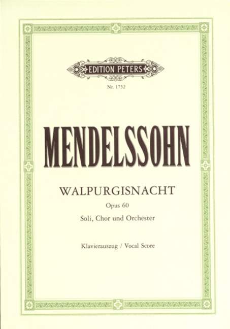 Walpurgisnacht, Op.60 (Vocal score)