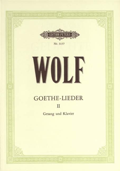 Goethe-Lieder - Band 2