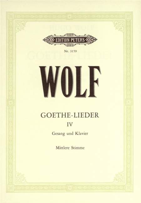 Goethe-Lieder - Vol.4