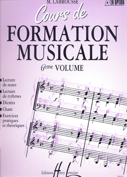 Cours de Formation Musicale - Vol.6