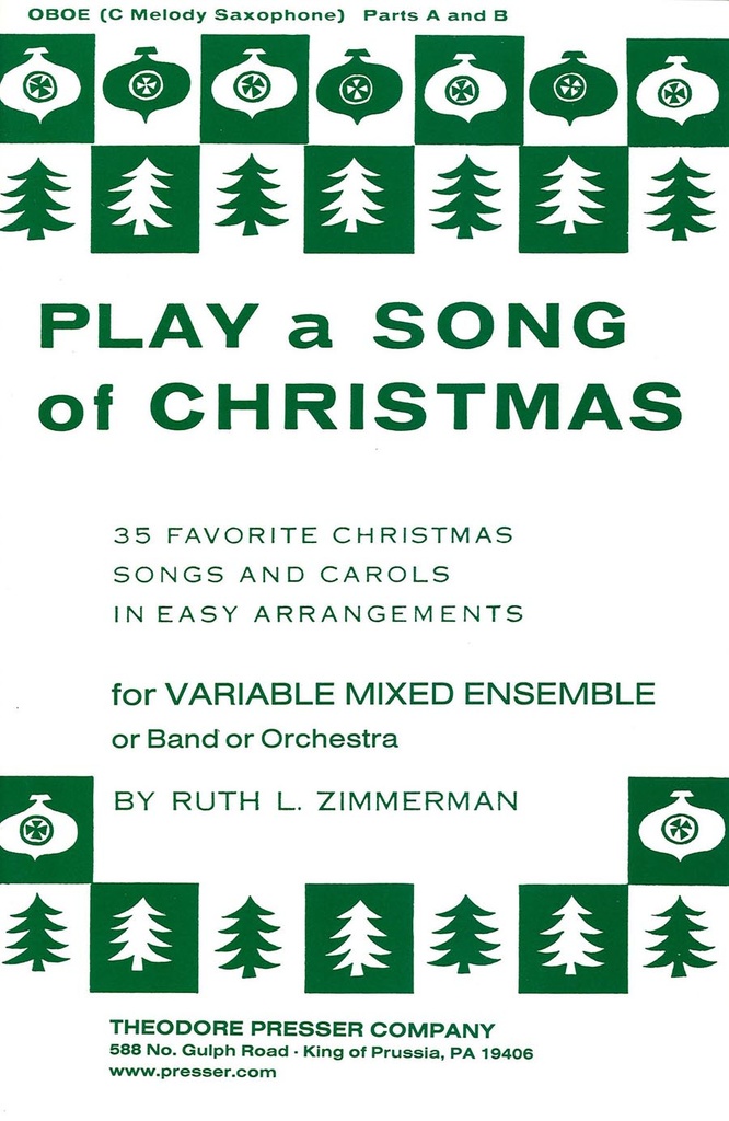 Play a song of Christmas - Oboe