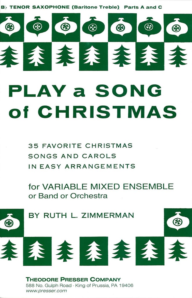 Play a song of Christmas - Tenor sax / Bass clarinet (Bb)