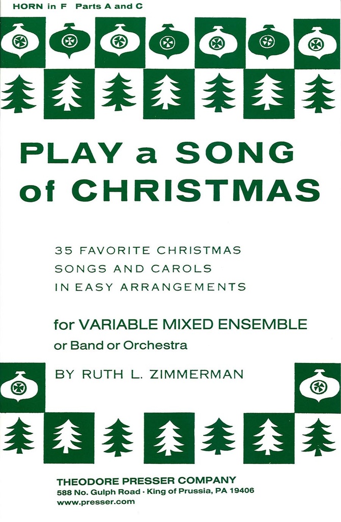 Play a song of Christmas - Horn (F)