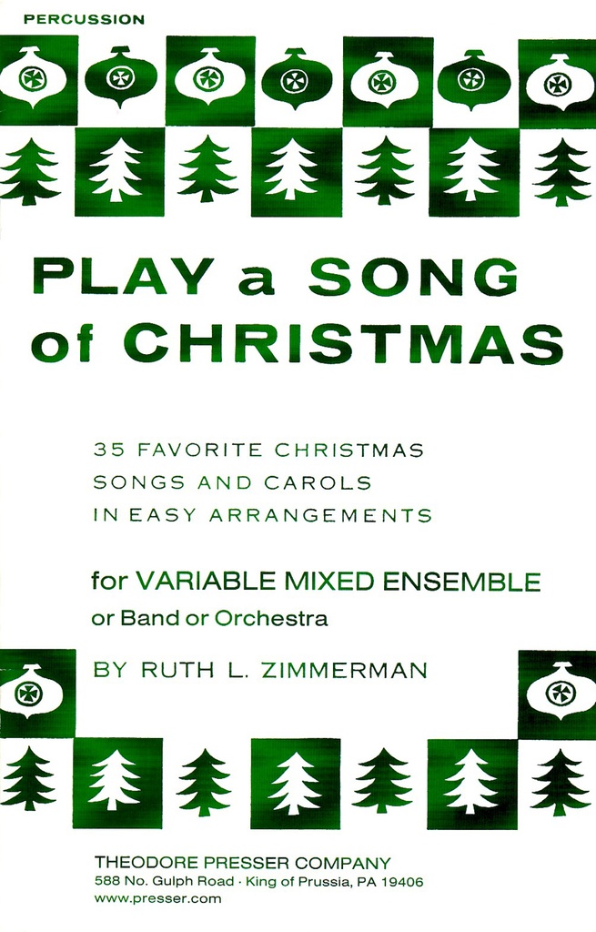 Play a song of Christmas - Percussion and bells