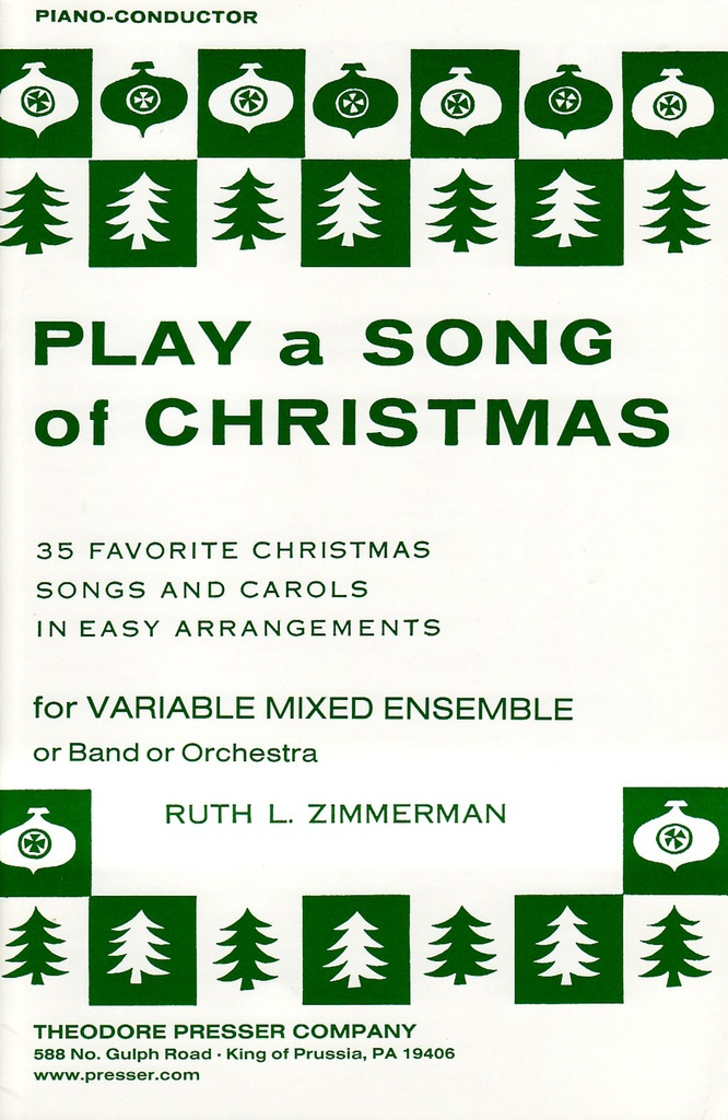 Play a song of Christmas - Piano / Conductor