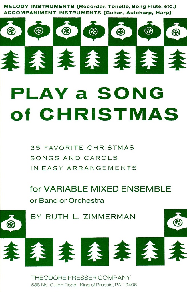 Play a song of Christmas - Melody and accompaniment (chords)