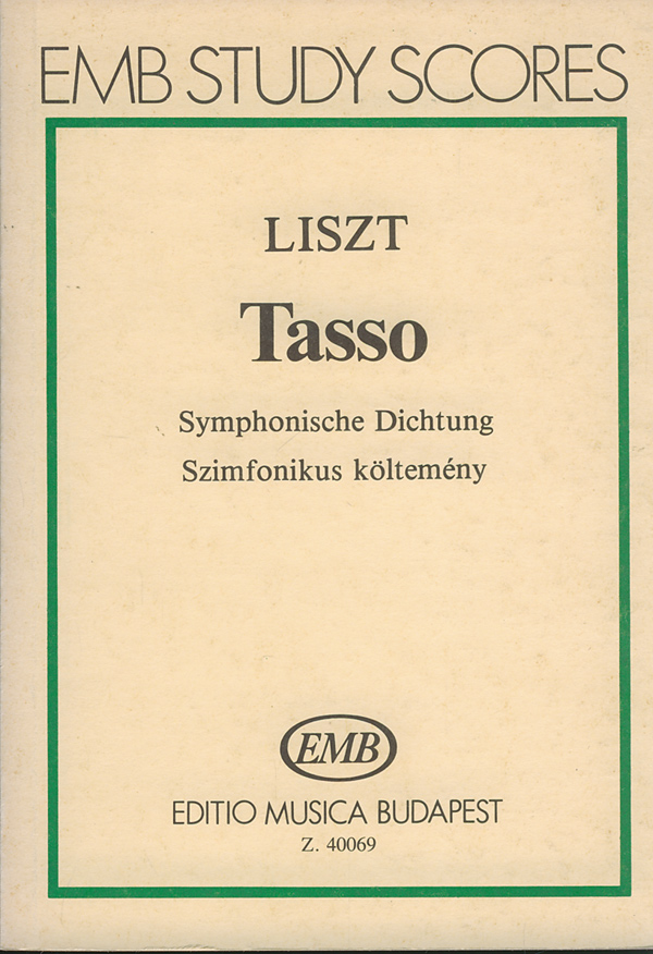 Tasso - Sinfonische Dichtung (Study score)