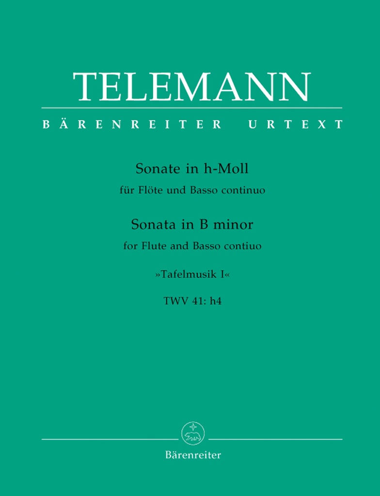 Sonate für Flöte und Basso Continuo No.1, TWV.41:h4