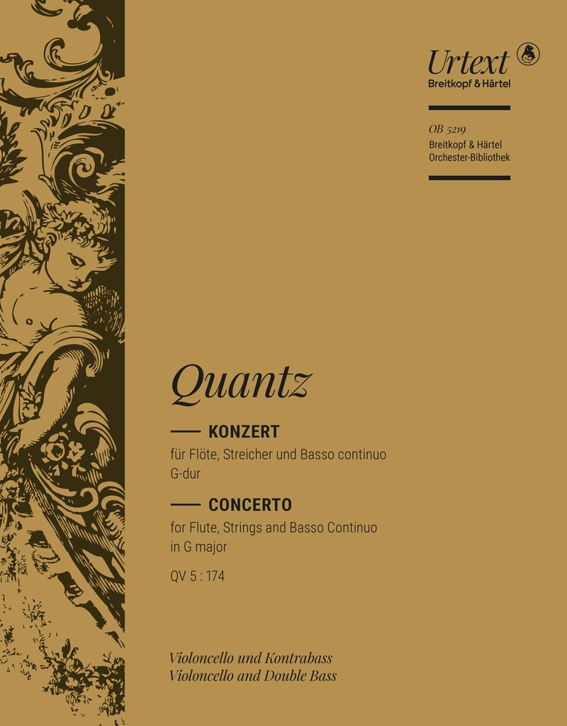 Flute Concerto in G major QV 5:174 (Cello/double bass)