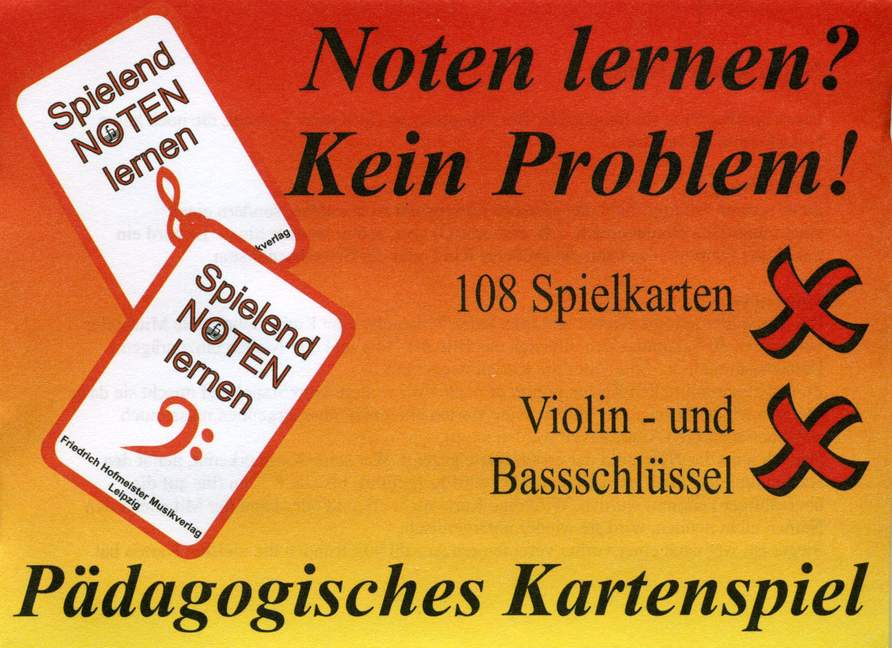 Noten Lernen? Kein Problem! (Pädagogisches Kartenspiel)