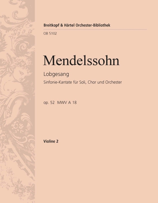 Hymn of Praise, MWV.A 18, Op.52 (Violin 2)