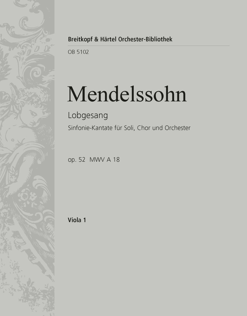 Hymn of Praise, MWV.A 18, Op.52 (Viola)