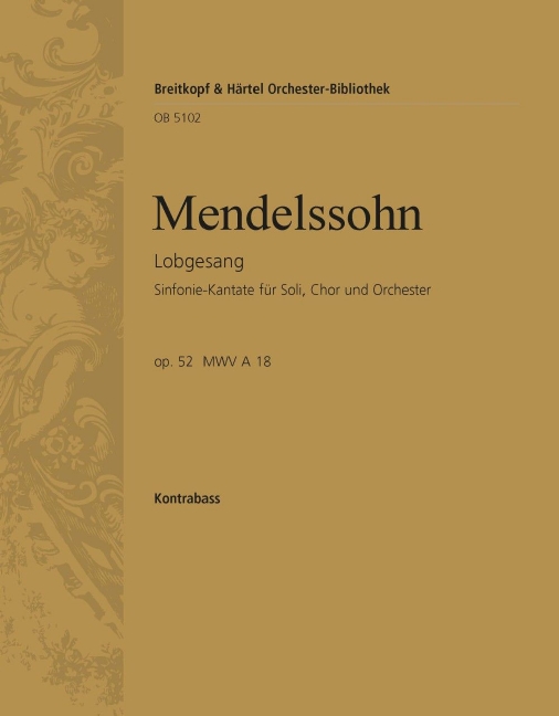 Hymn of Praise, MWV.A 18, Op.52 (Double bass)