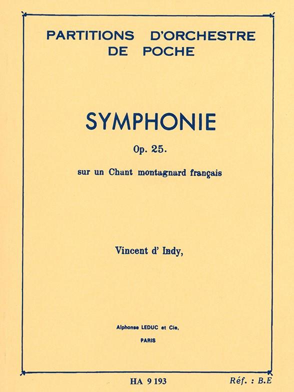 Symphonie Op.25 Sur un Chant (Partition de poche)