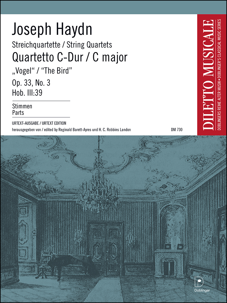 String quartet in C, Op.33/3 (Set of parts)