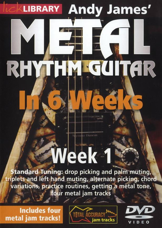 Lick Library: Andy James' Metal Rhythm Guitar in 6 Weeks - Vol.1