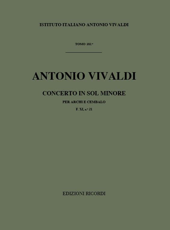 Concerto in sol minore, RV.157 (Partitura)