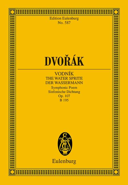 Vodník - The watersprite, Op.107 (Study score)