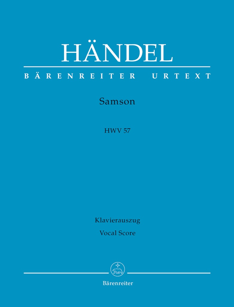 Samson, HWV.57 (Vocal score)