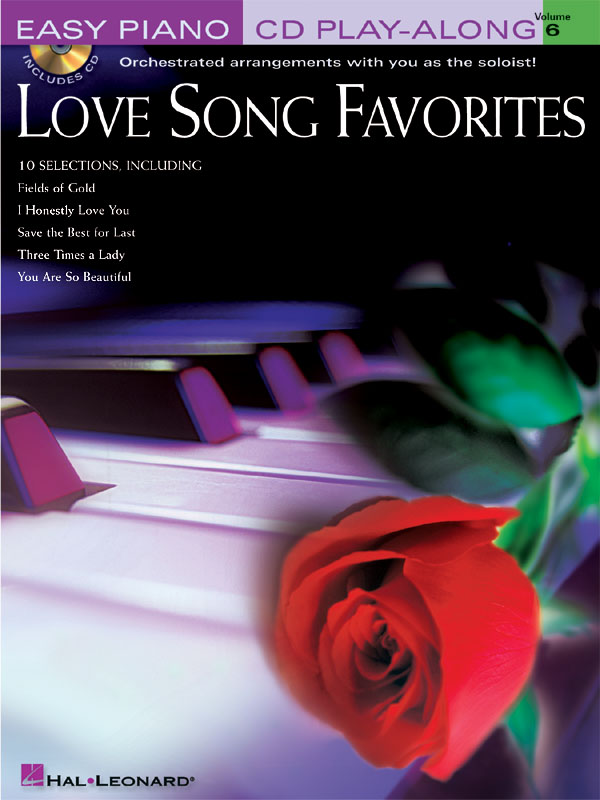 Easy Piano CD Play-Along - Vol.6: Love Song Favorites