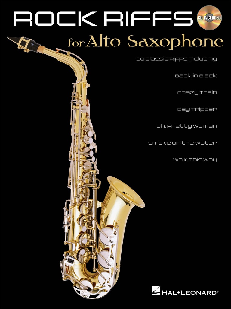 Rock riffs - Alto saxophone