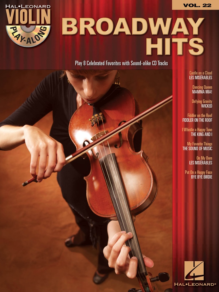 Violin Play-along - Broadway hits