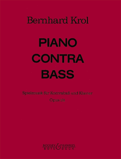 Piano contra bass, Op.101