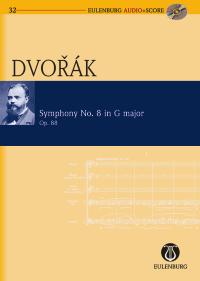 Symphony no.8 in G, Op.88 (Study score & cd)