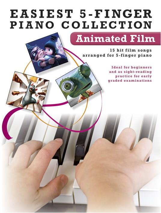 Easiest 5-finger piano Collection - Animated Film