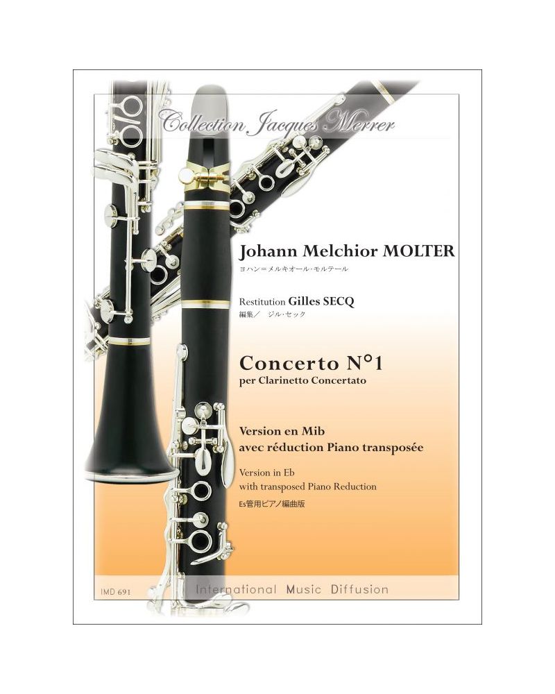 Concerto No.1 (Clarinet mib with transposed piano part)