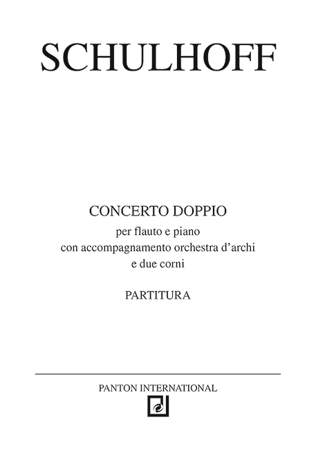 Concerto doppio, WV.89 (Study score)