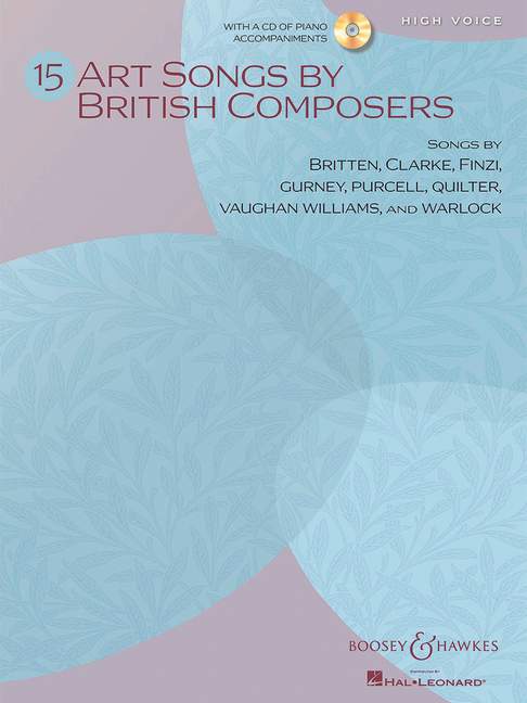 15 Art songs by British composers (High voice)