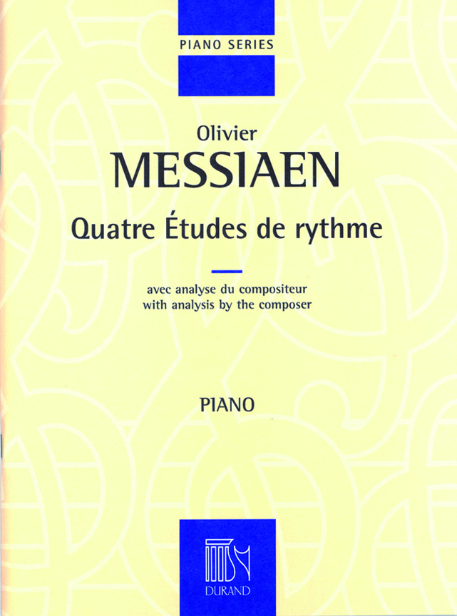 4 Etudes de rythme, avec analyse du compositeur