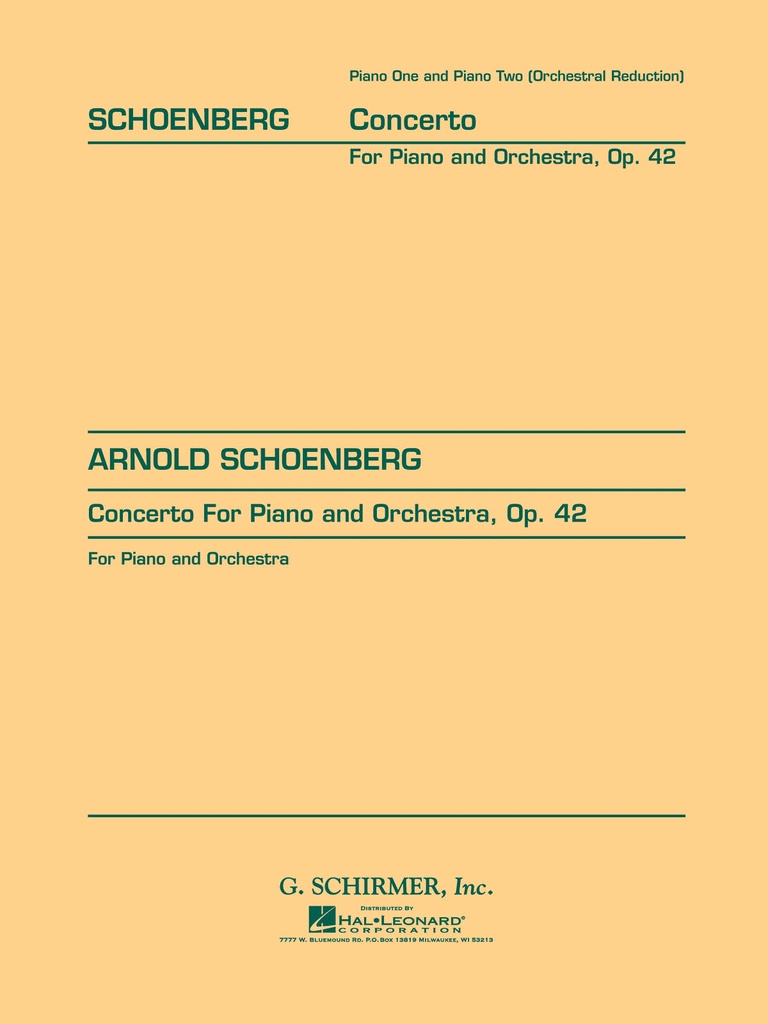 Concerto Op.42 (2 Piano score)