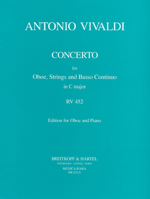 Concerto in C major, RV.452 (Piano reduction)