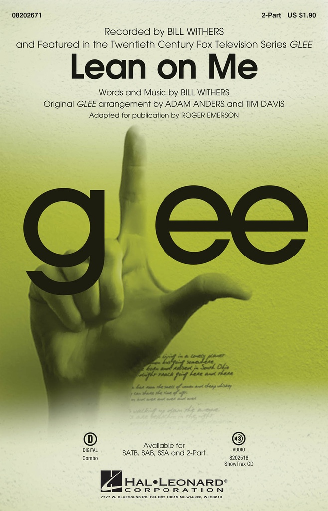 Glee: Lean on me