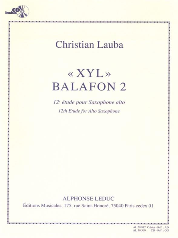 XYL Balafon (Livre seul)