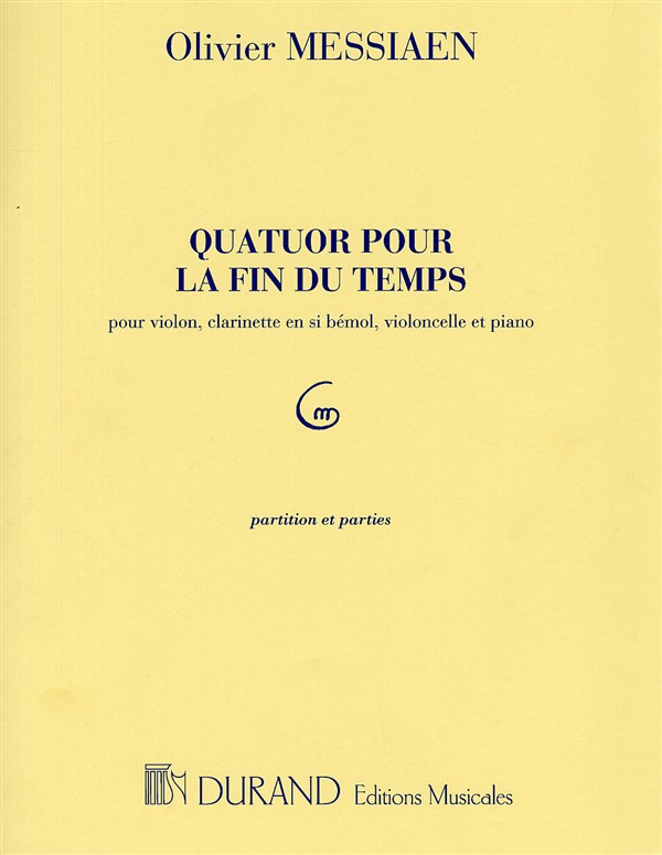 Quatuor pour la Fin du Temps (Partition et parties)