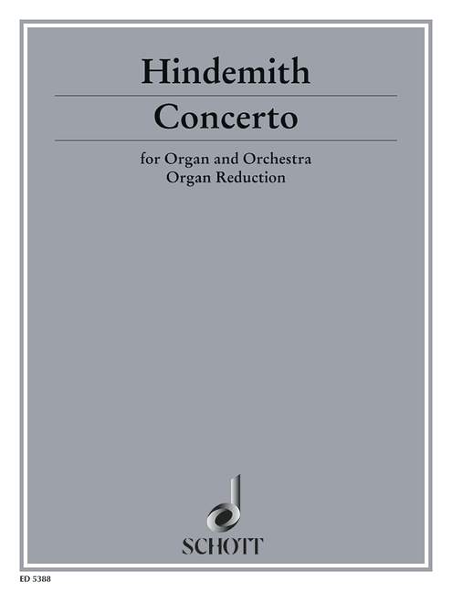 Concerto for organ and orchestra (organ reduction)