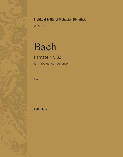 Cantata, BWV.82 It is enough (Cello/double bass)